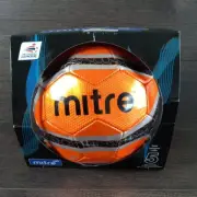 Mitre Cup Final Soccer Ball Size 5 Orange Silver New