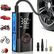 150PSI Air Pump TireInflator Portable Air Compressor with Digital Pressure Gauge