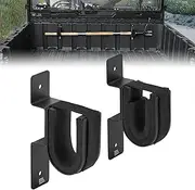 KEMIMOTO UTV Holder Rack, Screw Mount UTV Gun Holder Shovel Bow Rack for Side by Side Snowmobile Garage Wall Compatible with Can Am Defender Polaris General Ranger Kawasaki Mule Pioneer CFmoto Uforce
