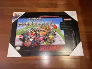 Super Mario Kart - Super Nintendo Framed Picture - NEW