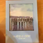 WANNA ONE TO BE ONE 1X1=1專輯 無小卡 藍版