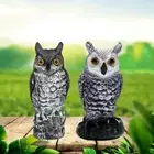 2PCS Owl Scarecrow Bird Scare Repellent Natural Enemy Deterrent Scarecrow