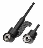 105 Degree Hex Drill Angle Extension Magnetic Screwdriver Adapter Attachment New
