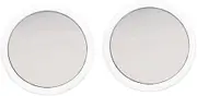 Ipetboom 2pcs Suction Cup Vanity Mirror Makeup Brush Holder Suction Cup Magnifying Mirror Bathroom Vanity Bathroom Cup Holder Cosmetic Organizer Countertop Makeup Vanity Palette Glass White