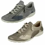 Ladies Remonte Lace Up Casual Shoes - R3405