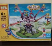 Loz Mini Blocks Diamond 2014 New 338 Pieces amusement Park Rotary swing