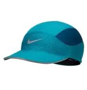 NIKE Adult Tailwind Perforated Adj. Running Hat/Cap, Teal Blue BV2204-367