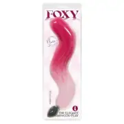 Introducing the Sensual Elegance of Foxy Fox Tail Silicone Butt Plug - Model FXT