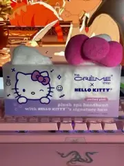 The Creme Shop x Hello Kitty Signature Perfect Pink Bow Plush Spa Headband