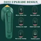 Steam Iron Hand-held Hanging Ironing Machine Ironing Board Wrinkle Removal New