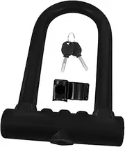 Didiseaon U-Shaped Silicone Bike Lock Heavy Duty Anti-Cut Security Lock for Bicycle and Motorcycle Wear-Resistant and Convenient for Outdoor Cycling