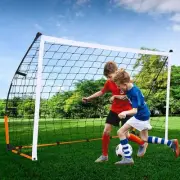 ADVWIN Portable Soccer Goal 3.66M, Quickster Goals and Net for Kids, Adults