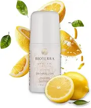 BIOTERRA Organic Roll-On Deodorant - Natural Antiperspirant for Men & Women - Long-Lasting Odor Protection - Aluminium & Alcohol Free - Infused with Propolis & Tea Tree and Lemon Essential Oils (50ml)