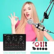 V8S Sound Card External Bluetooth Wireless Dual Mic Support With Headphone AU