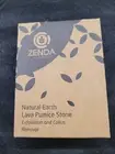 New In Box Zenda Natural Volcanic Lava Pumice Stone 4"