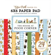 Echo Park Double-Sided Paper Pad 6"X6"-The House At Pooh Corner - 3 Pack