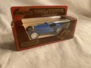 Vintage Matchbox Models of Yesteryear Y11 1932 Bugatti Type 51 Blue