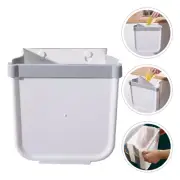 Car Trash Can with Lid Kitchen Waste Basket Folding Foldable Garbage Bin