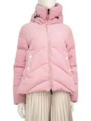 Pink Corduroy Hood Puffer