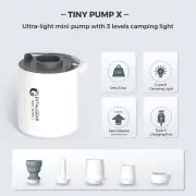 TINY PUMP X - Portable Air Pump, Rechargeable for Pool Floats & Air Mattresses