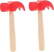 Toddmomy 2Pcs Hammer Lightweight Simulation Tool for Enhancing Grabbing Skills Coordination for DIY Play Maintenance Activities