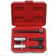 12pcs Air conditioning HVAC repair tool set 1/4" Drive Valve Cap Removers Core