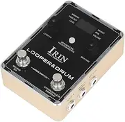 Looper Pedal Drum Guitar Effect Pedals 44.1Khz/24Bit 160 Minutes Recording Time 100 Drum Rhythms Stepping Nails Looper Pedal Headphone Jack Rose Gold