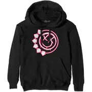 Hoodie - Black Six Arrows Smile pure cotton