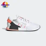 正版 ADIDAS NMD R1 V2 WHITE SOLAR RED 白橘紅 FW6410 休閒鞋