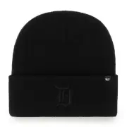 MLB Detroit Tigers Woolly Hat Haymaker Cuff Knit Hat Black 195000795589