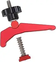 Hold Down Clamp,Aluminum Alloy T Track 3/4 Inch Dog Hole Clamp Quick Acting T Slot Cnc Router Clamp Kit Straight Clamping Woodworking Tool
