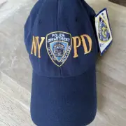 NYPD Adjustable Hook & Loop Adult OSFA Baseball Cap