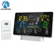 Color Screen Wireless wifi Weather Station Thermometer Hygrometer Alarm Clock