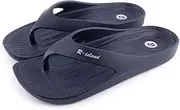 [R-ISLAND] FlipFlop Summer Flip Flops for Men EVA Non-Slip Lightweight Ideal for Beach Pool Home Outdoor Indoor