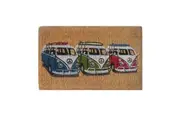 Solemate Premium 3 Kombi''s Mat 50x80cm Coconut Biodegradable Blue Green & Red
