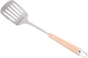 Cabilock Stainless Steel Slotted Turner Spatula for Kitchen Versatile Cooking Utensils for Frying Fish Steak Eggs Easy to Clean Design for Home Cooking