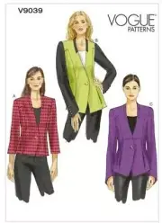 Vogue V9039 Sewing Pattern Misses Semi-Fitted Jacket Size 6-14