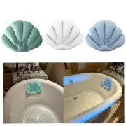 Shell Shaped Multifunction Soft Inflatable Bath Pillow for Home SPA Children