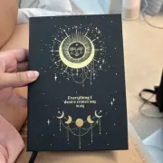 Everything I Desire Comes my Way Manifestation Gold Foiled Journal Book NEW