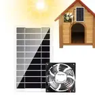 30W Solar Panel Fan Ventilatior Exhaust Air Fans For Pet House Kitchen Attic Van