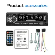 MP3 Player Single 1 DIN Car Stereo Bluetooth FM/AM Radio In-Dash Audio Receiver (for: MG)