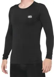 100% 40045-00001 Basecamp Jersey - Long-Sleeve - Black - Medium 40045-00001
