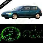 For 1992-1995 Honda Civic Green LED Dash Instrument Cluster Conversion Light Kit (for: Honda Civic)