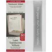 Strathmore Laser Translucent Vellum 8.5"X11"-50 Sheets 598540