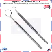 Dental Mouth Mirror Calculus Plaque Remover Hook Probe 23 Dentist Tools Set