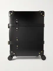 [Globe-Trotter] Globe-Trotter - Centenary Carry-on Leather-trimmed Suitcase - Black - One size One size Black