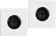 2Pcs Cable Wall Plate with Grommet Easy Installation for Tv Cord Management Flexible Pass Through Design for Organized Spaces Desk Grommet for Low Voltage Cables