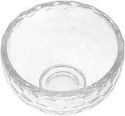 QUMIIRITY Buddhist Offering Bowl Crystal Glass Bowl for Dessert Portion Dishes Decorative Suitable for Yoga Meditation