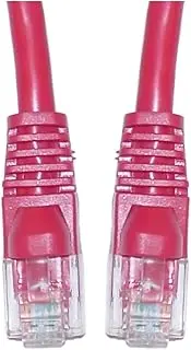Offex Cat5e Red Ethernet Patch Cable, Snagless/Molded Boot, 1.5' (OF-10X6-07101-5)