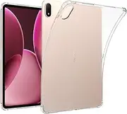 Clear Case Compatible with OnePlus Pad 2 Pro 13.2 inch (2025) Tablet Case [Airbag Protection] Transparent Flexible Soft TPU Anti-Drop Shockproof Protective Back Cover (Clear)